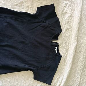 Madewell Black Short Sleeve Top